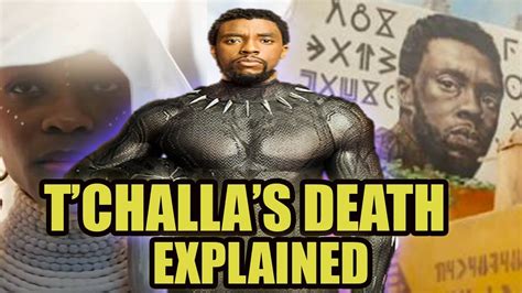 black panther tchalla|why did king t'challa die.